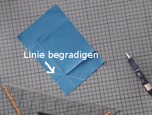 Briefecke asymetrische Nahtzugabe 5