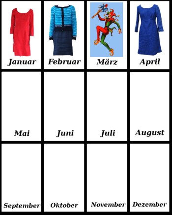Monatsraster April